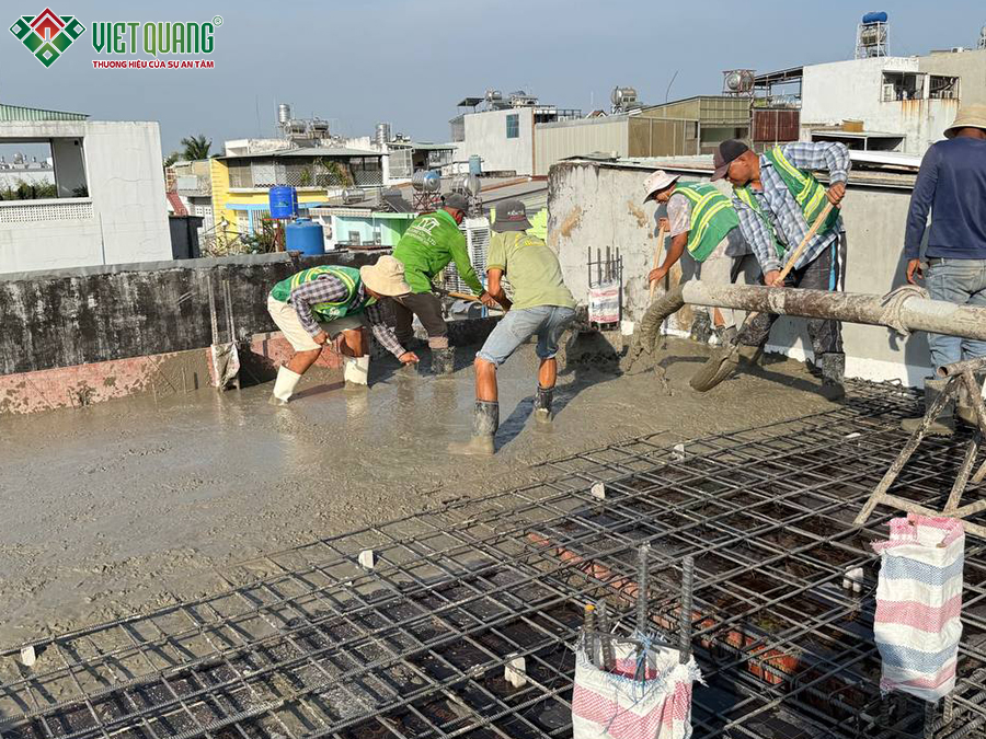 Xây dựng trọn gói nhà 1 trệt 2 lầu 6x16m Anh Lâm quận 12