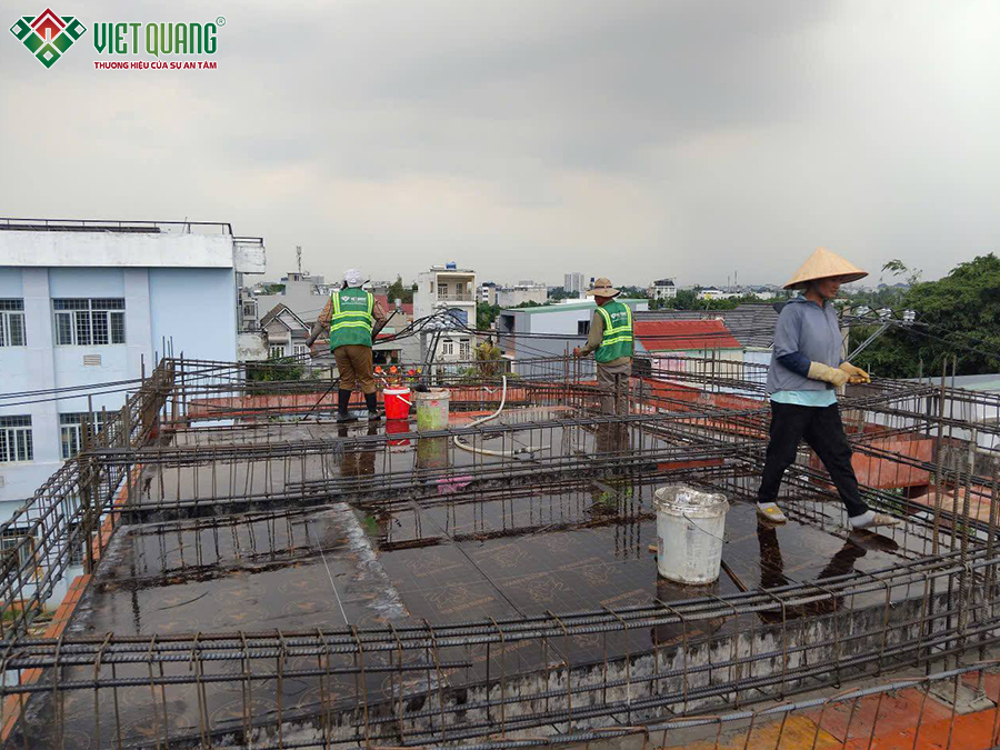Xây dựng trọn gói nhà 1 trệt 2 lầu 6x16m Anh Lâm quận 12