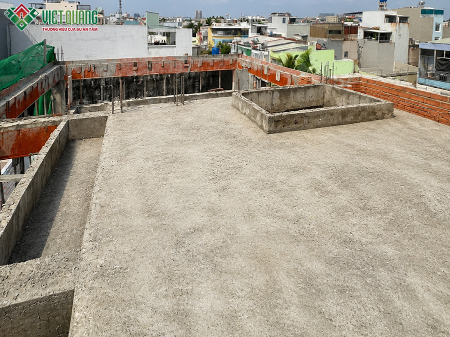 Xây dựng trọn gói nhà 1 trệt 2 lầu 6x16m Anh Lâm quận 12