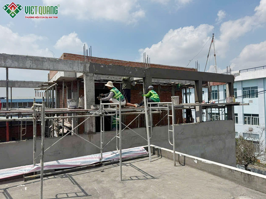 Xây dựng trọn gói nhà 1 trệt 2 lầu 6x16m Anh Lâm quận 12