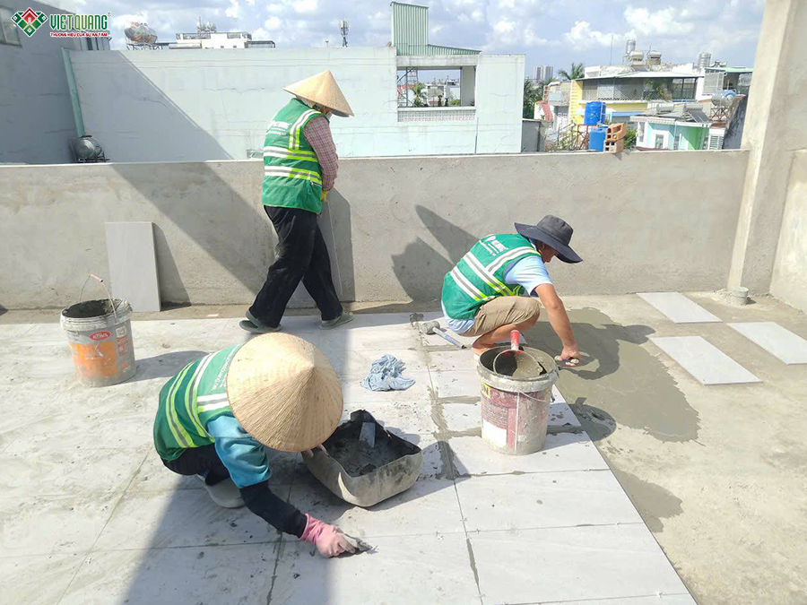 Xây dựng trọn gói nhà 1 trệt 2 lầu 6x16m Anh Lâm quận 12