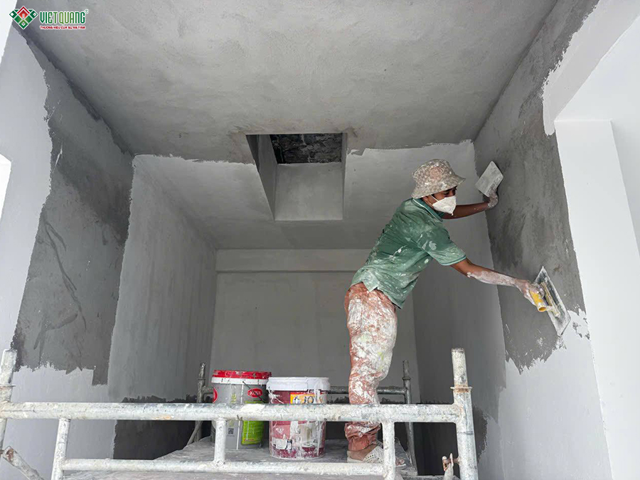Xây dựng trọn gói nhà 1 trệt 2 lầu 6x16m Anh Lâm quận 12