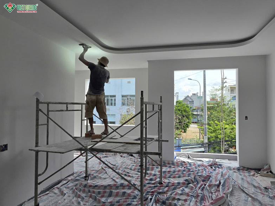 Xây dựng trọn gói nhà 1 trệt 2 lầu 6x16m Anh Lâm quận 12