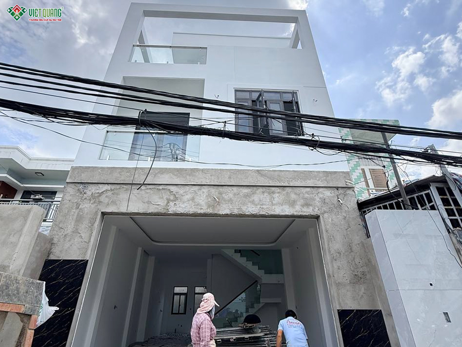 Xây dựng trọn gói nhà 1 trệt 2 lầu 6x16m Anh Lâm quận 12