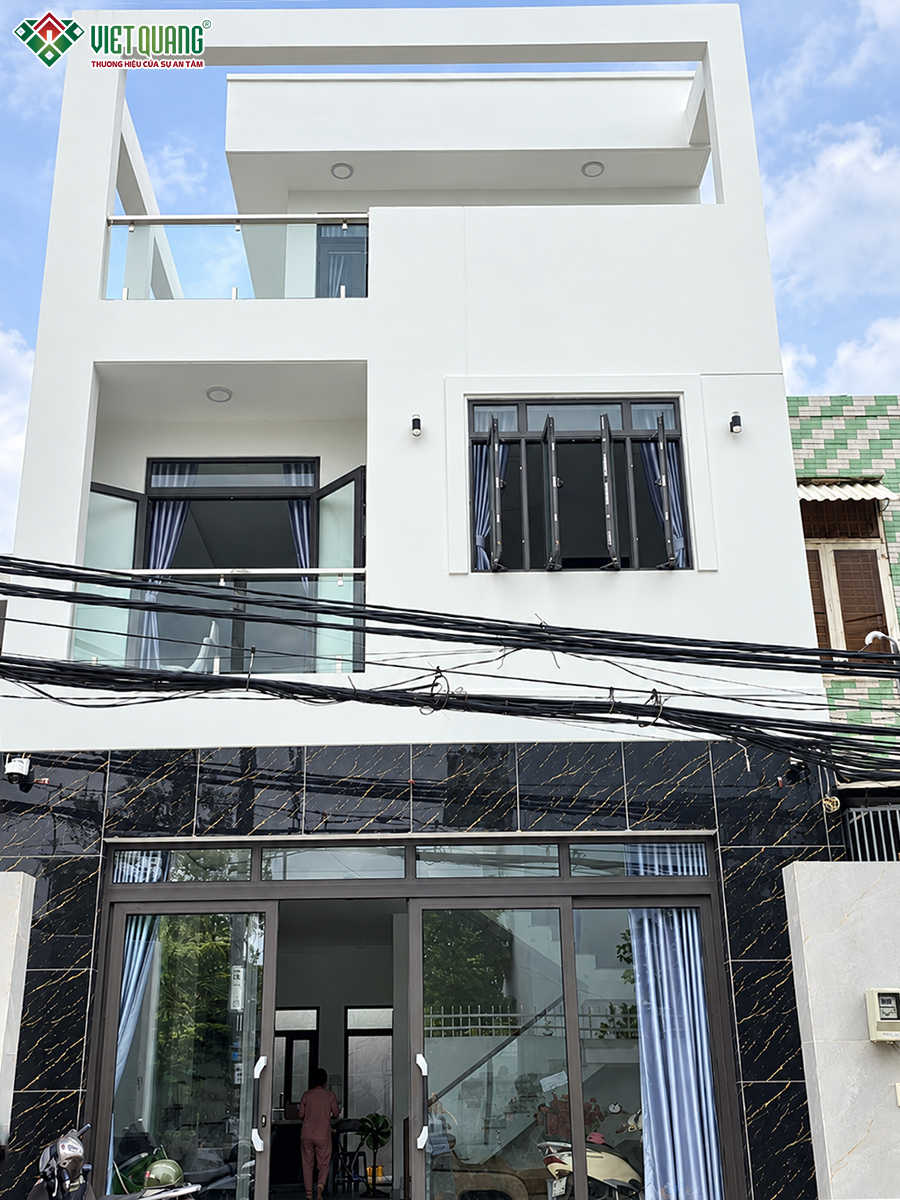 Xây dựng trọn gói nhà 1 trệt 2 lầu 6x16m Anh Lâm quận 12