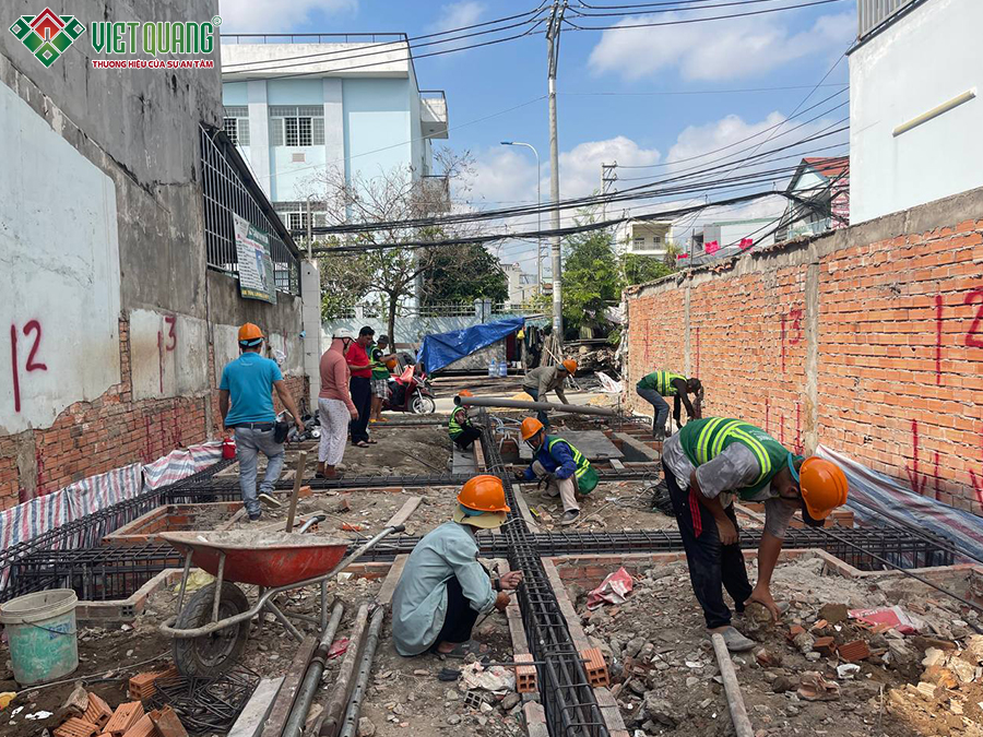 Xây dựng trọn gói nhà 1 trệt 2 lầu 6x16m Anh Lâm quận 12
