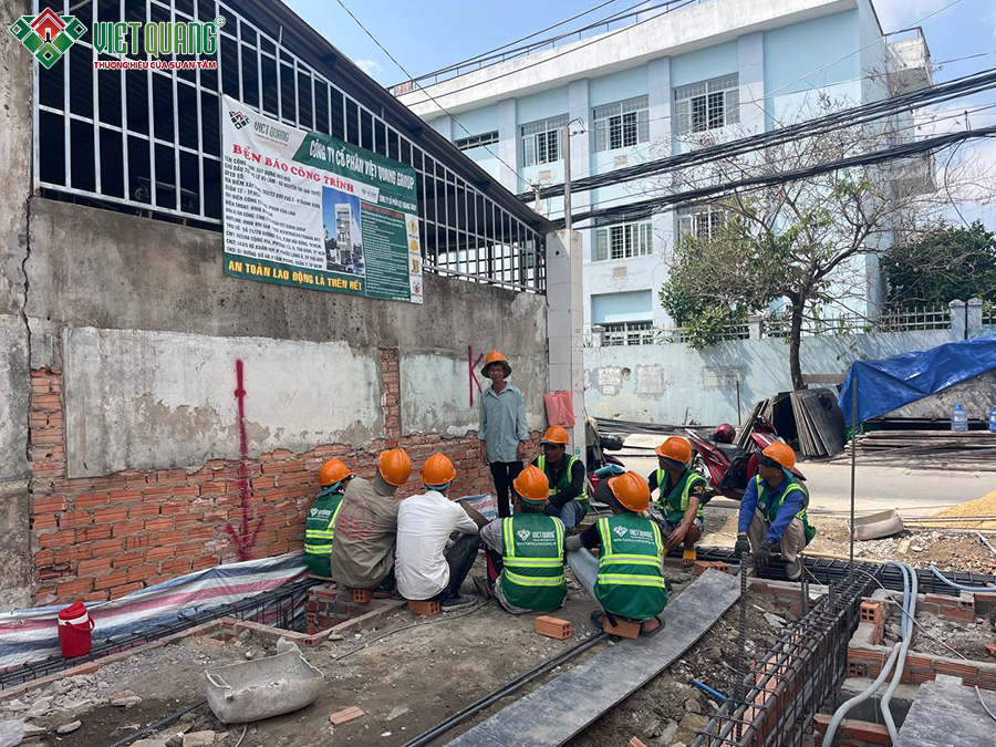 Xây dựng trọn gói nhà 1 trệt 2 lầu 6x16m Anh Lâm quận 12
