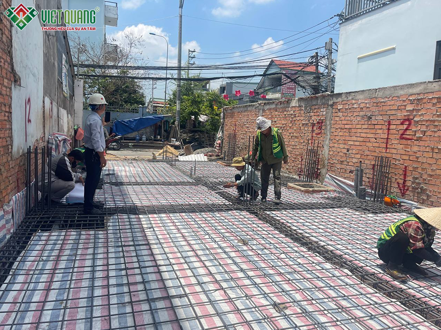 Xây dựng trọn gói nhà 1 trệt 2 lầu 6x16m Anh Lâm quận 12