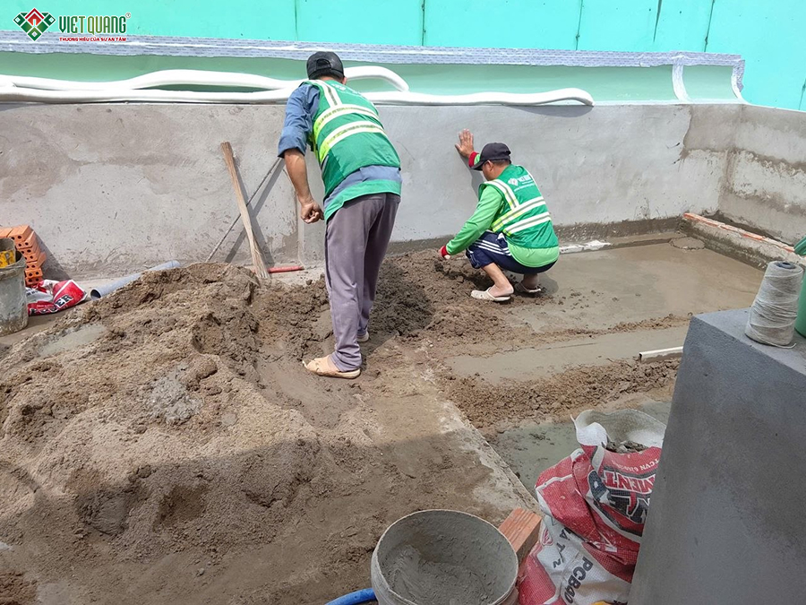 Xây dựng trọn gói nhà 5 tầng có lửng 4x12m