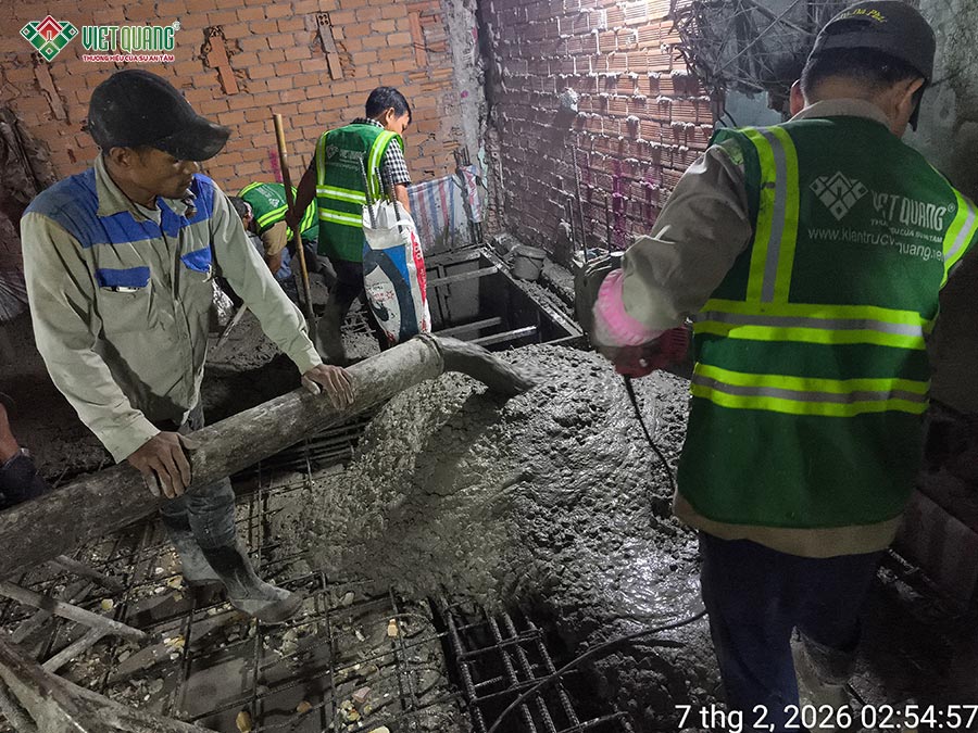 Xây dựng trọn gói nhà 5 tầng có lửng 4x12m