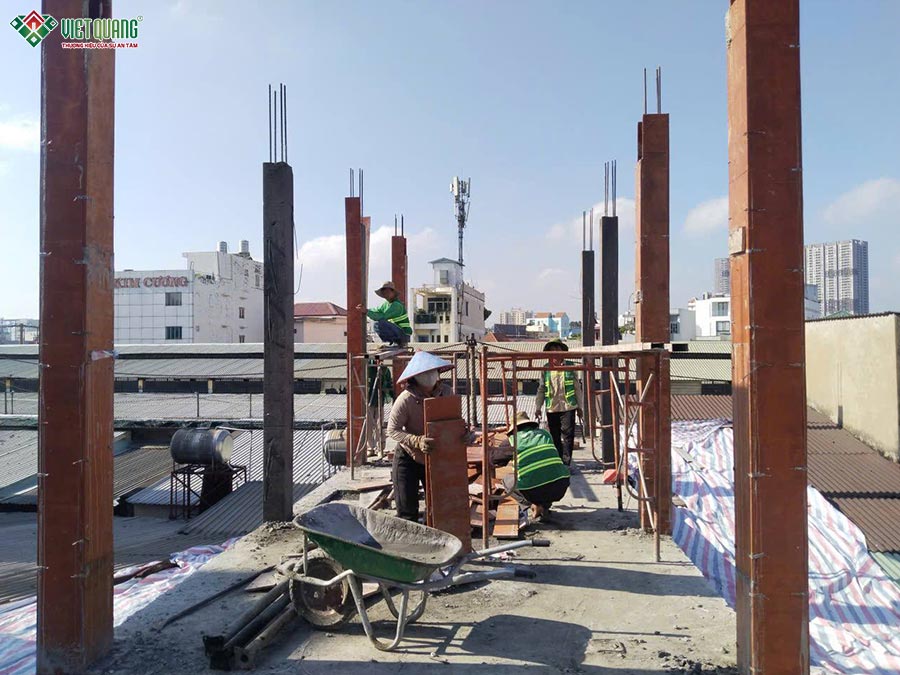 Xây nhà 1 trệt 1 lầu 4x17m trọn gói Anh Minh Thủ Đức