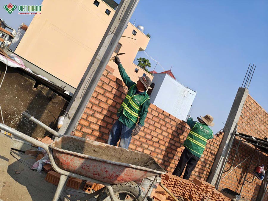 Xây nhà 1 trệt 1 lầu 4x17m trọn gói Anh Minh Thủ Đức