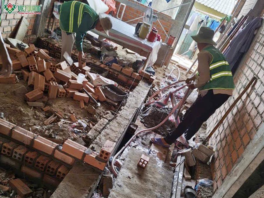 Xây nhà 1 trệt 1 lầu 4x17m trọn gói Anh Minh Thủ Đức