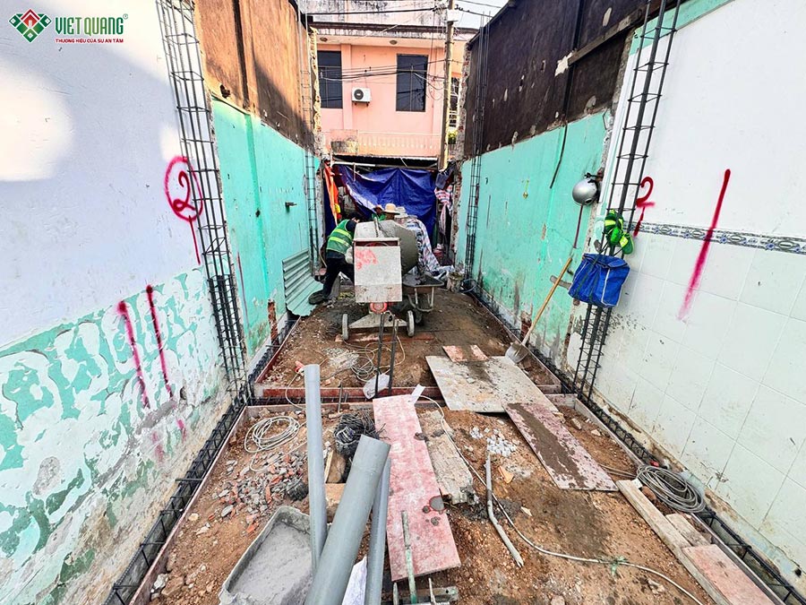 Xây nhà 1 trệt 1 lầu 4x17m trọn gói Anh Minh Thủ Đức