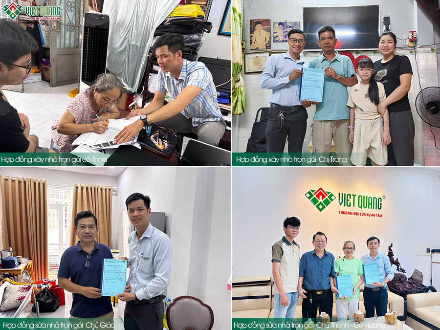 Khởi động tháng mới – Việt Quang Group xúc tiến ký kết 4 hợp đồng xây dựng trọn gói liên tiếp