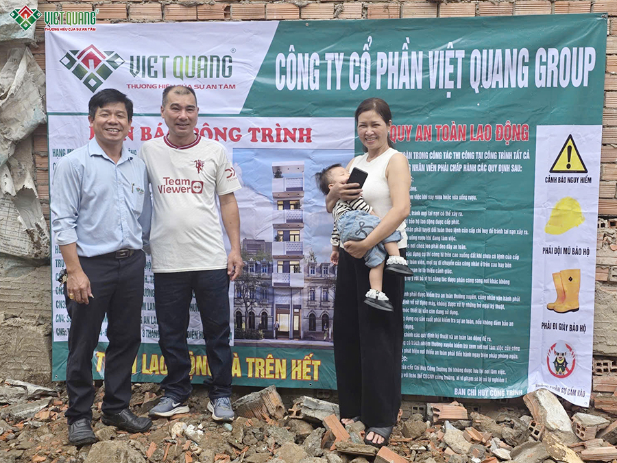 Cúng khởi công xây dựng nhà phố