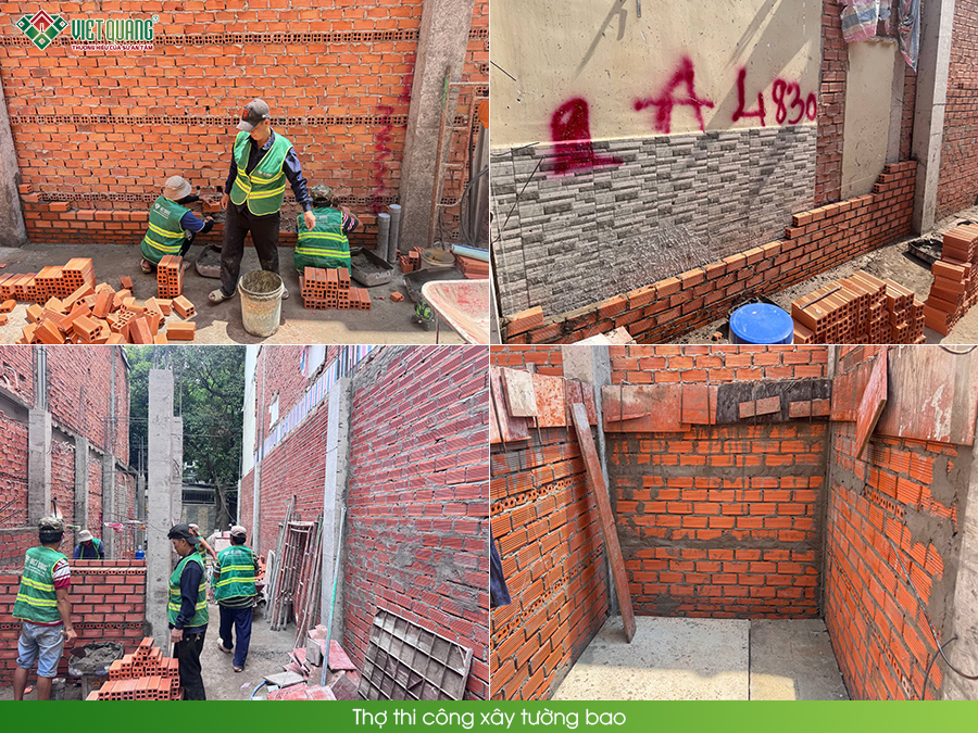Thi công xây dựng nhà 1 trệt 3 lầu tum sân thượng 5x15m