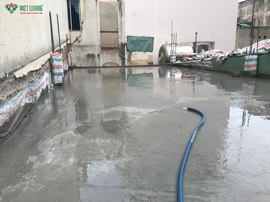 Thi công xây dựng nhà 1 trệt 3 lầu tum sân thượng 5x15m