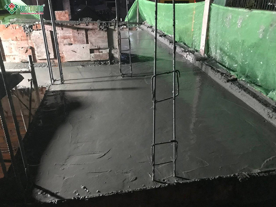 Thi công xây dựng nhà 1 trệt 3 lầu tum sân thượng 5x15m