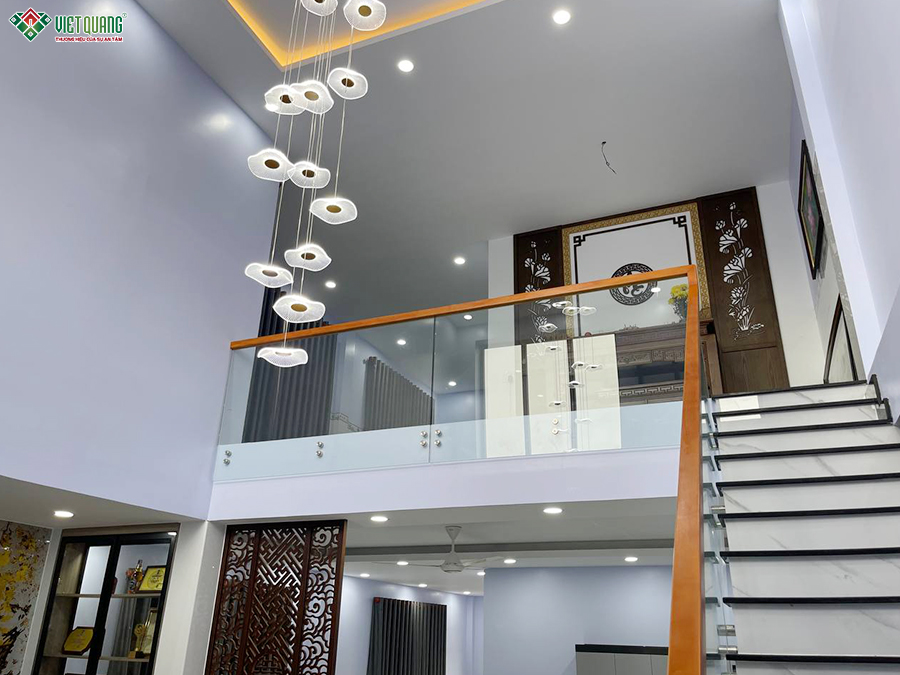 Thi công xây dựng nhà 1 trệt 1 lửng 7x28m