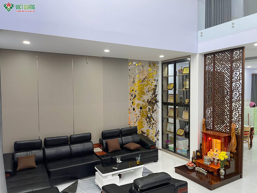 Thi công xây dựng nhà 1 trệt 1 lửng 7x28m