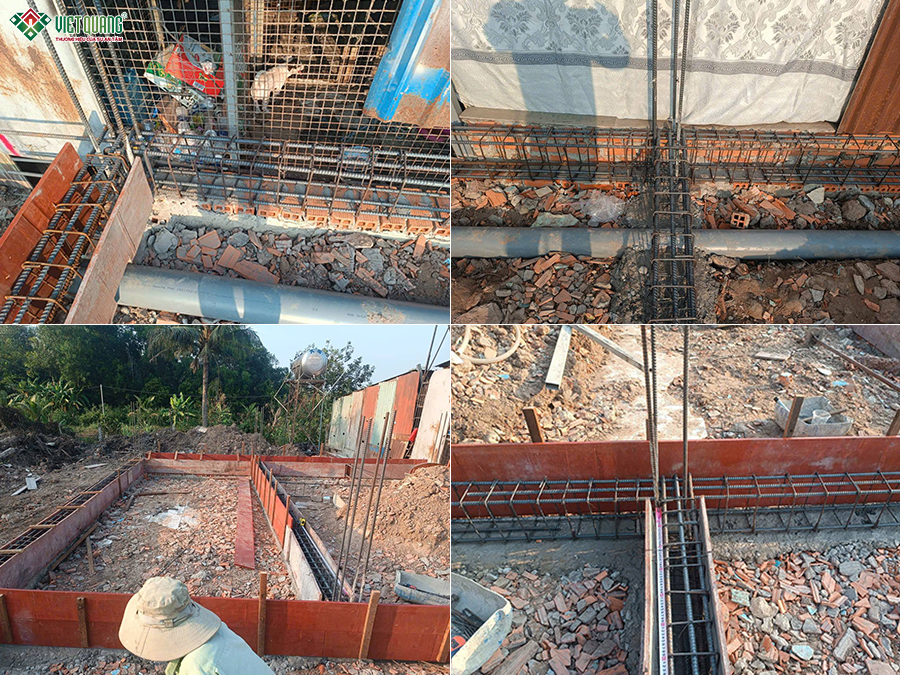 Thi công xây dựng nhà 1 trệt 1 lửng 7x28m