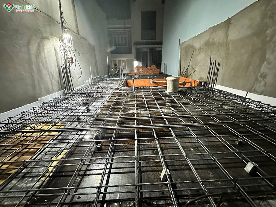 Thi công xây dựng nhà 3 tầng sân thượng 4x9m