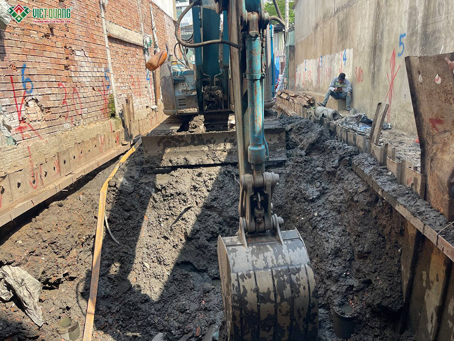 Xây dựng căn hộ dịch vụ 7 tầng 5x22m có hầm