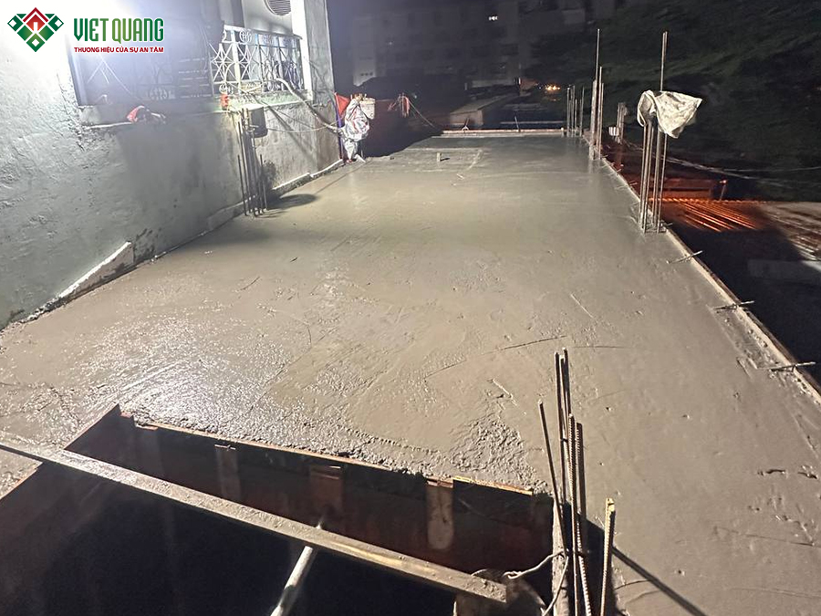 Xây dựng căn hộ dịch vụ 7 tầng 5x22m có hầm
