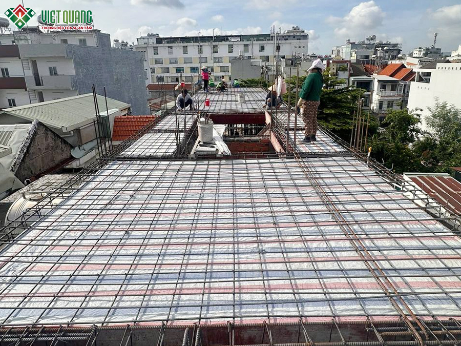 Xây dựng căn hộ dịch vụ 7 tầng 5x22m có hầm