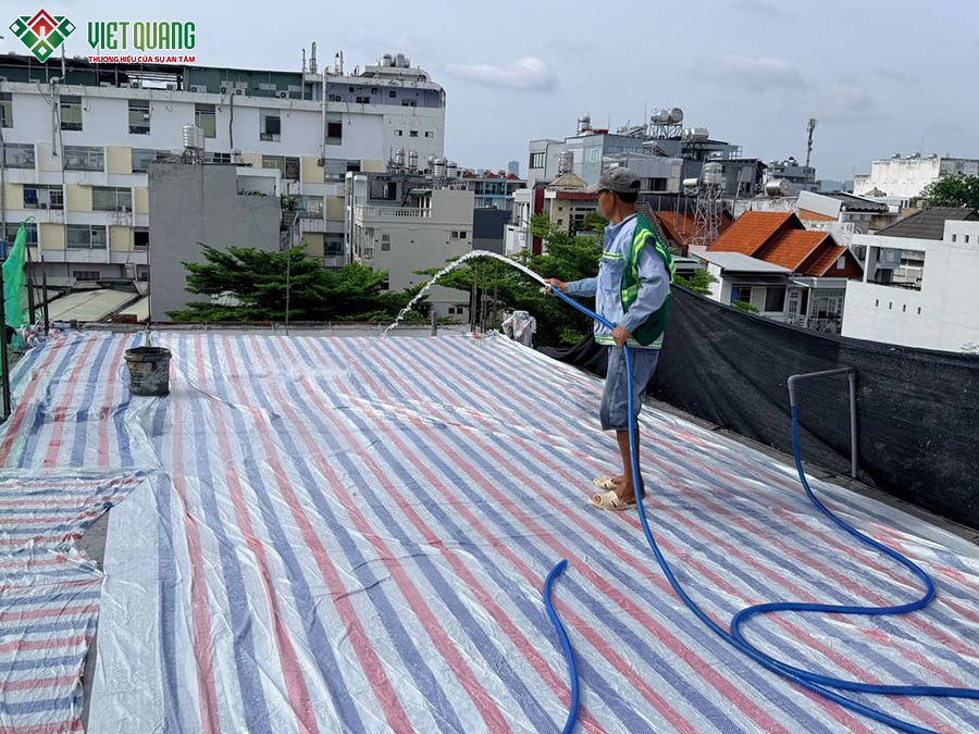 Xây dựng căn hộ dịch vụ 7 tầng 5x22m có hầm