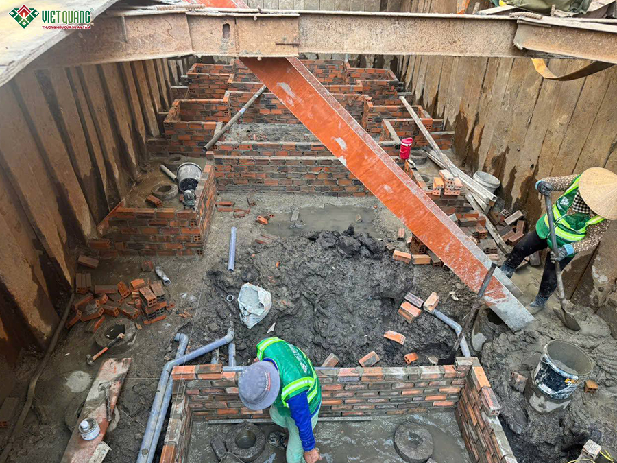 Xây dựng căn hộ dịch vụ 7 tầng 5x22m có hầm