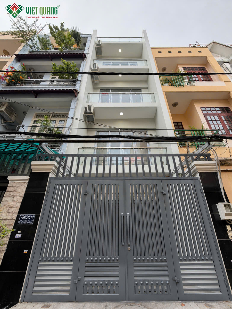Hành trình xây nhà trọn gói 1 trệt 3 lầu tum sân thượng 4x18m cho cô Hoa phường Hạnh Thông 