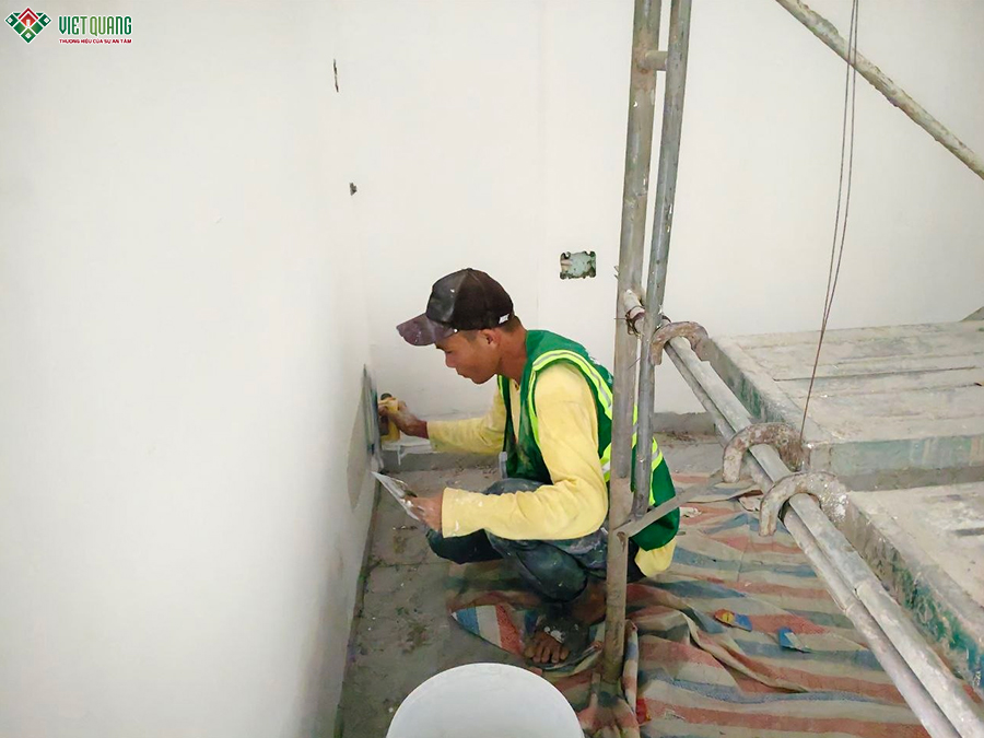 Thi công nâng tầng từ 2 tầng lên 3 tầng tum sân thượng