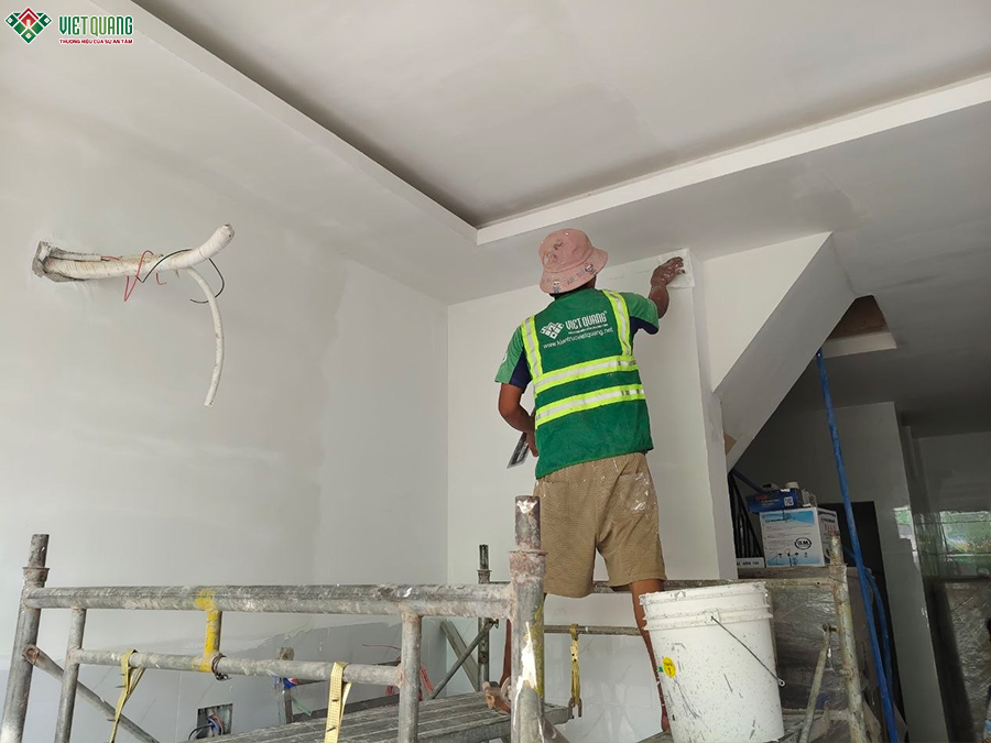 Thi công nâng tầng từ 2 tầng lên 3 tầng tum sân thượng