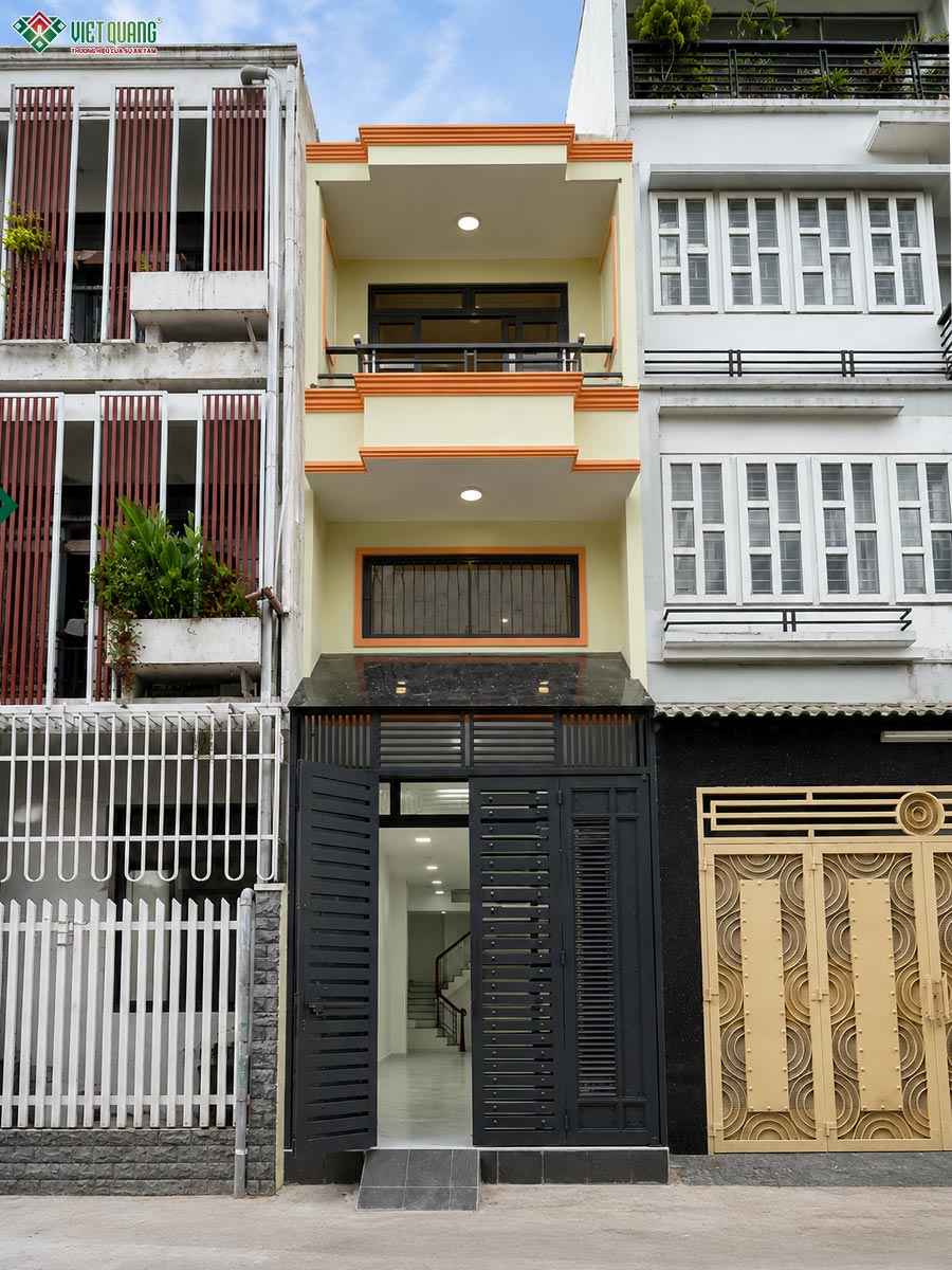 Sửa chữa nhà phố 1 trệt 1 lửng 1 lầu 3.5x9m trọn gói cho gia đình chị Mai phường Phú Nhuận TP.HCM