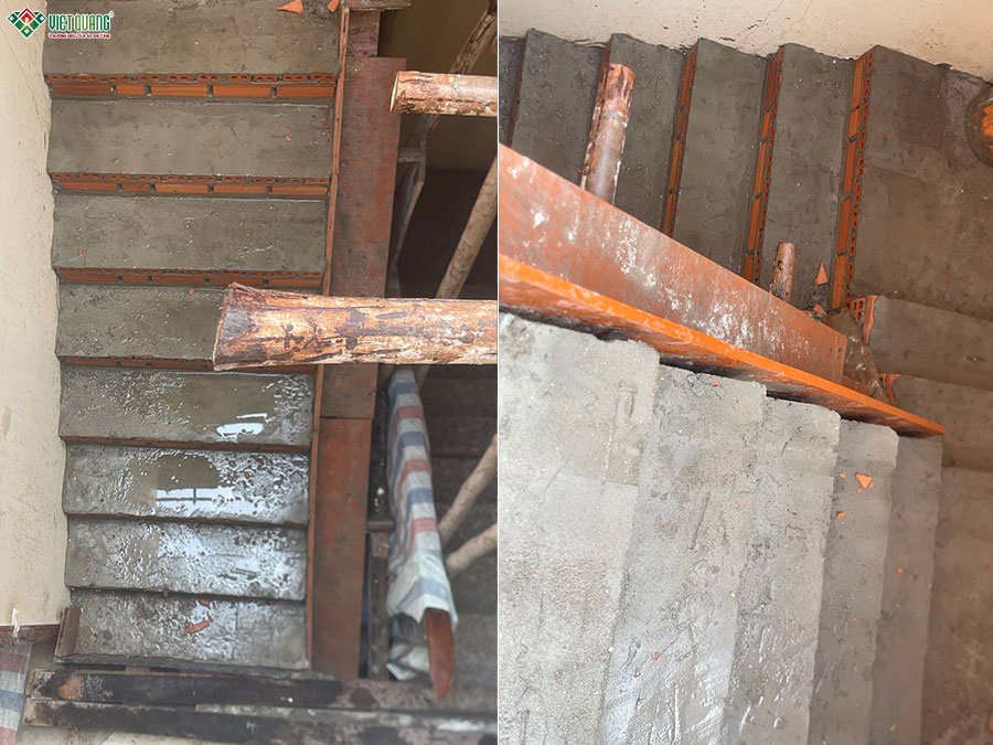 Thi công đổ bê tông cầu lầu 3