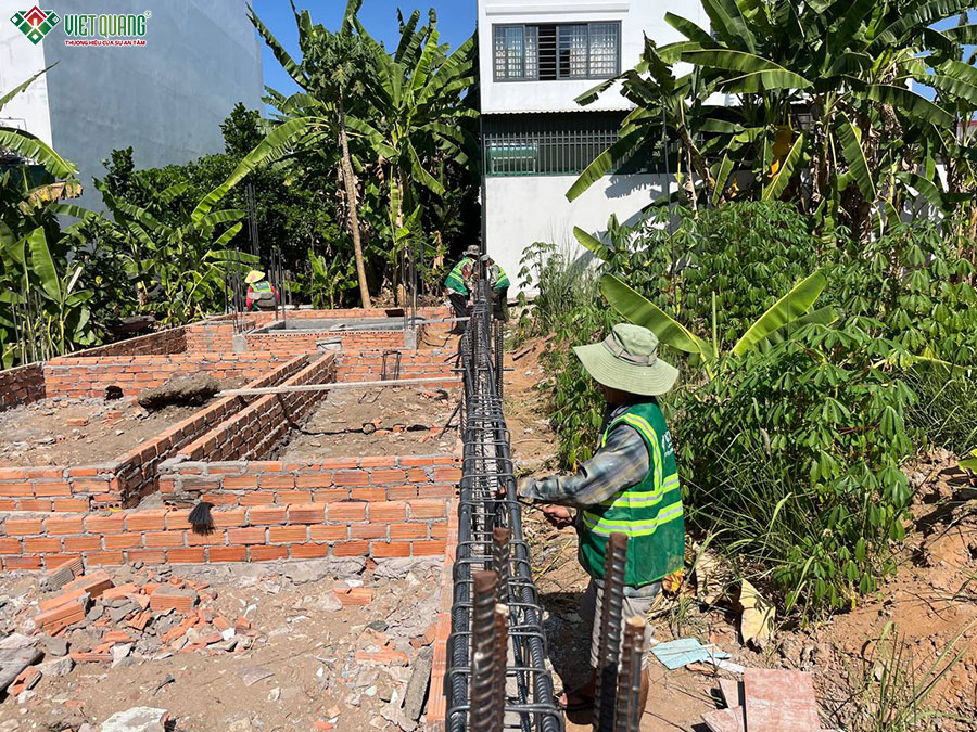 gia công lắp dựng cốt thép đà kiềng