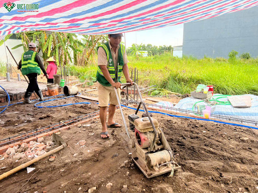 thi công san lấp mặt bằng