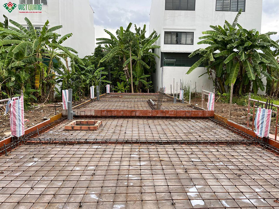 hoàn thiện gia công cốt thép sàn trệt
