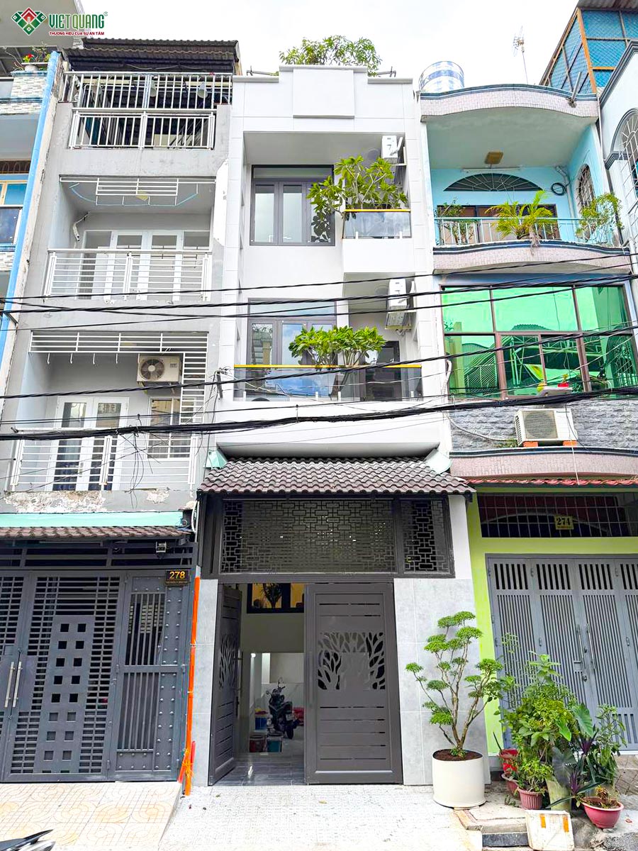 [Đang thi công] Sữa chữa nhà phố 1 trệt 1 lửng 2 lầu 4x19m phường Bình Quới cho gia đình Anh Giác 