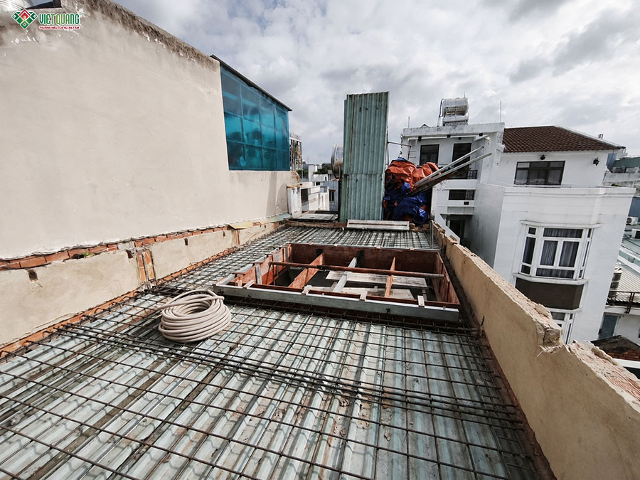 Sửa nhà nâng tầng 4x9m phường An Hội Đông