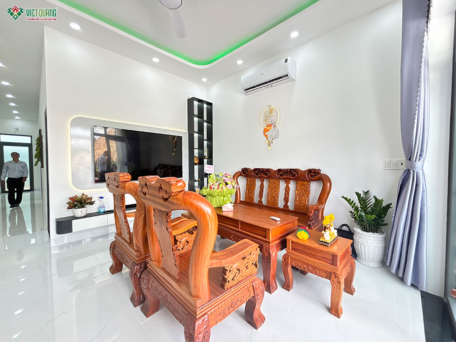 Thi công xây dựng biệt thự 1 tầng mái Nhật