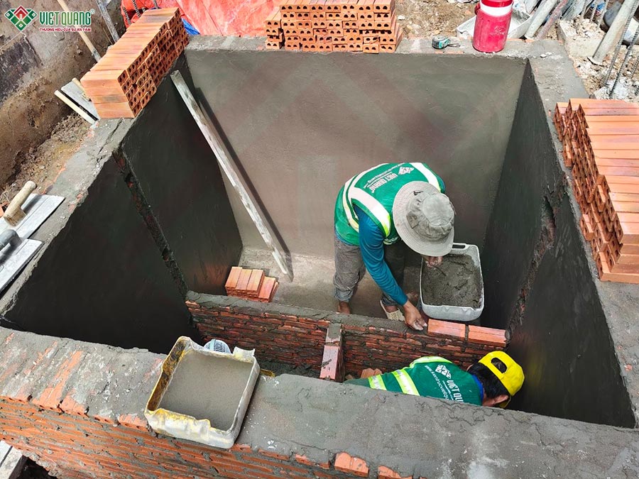 Thi công xây dựng nhà 1 trệt 2 lầu tum sân thượn 4x9m