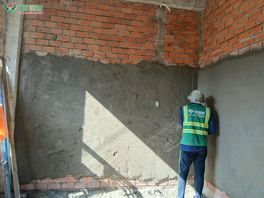 Thi công xây dựng nhà 1 trệt 2 lầu tum sân thượn 4x9m