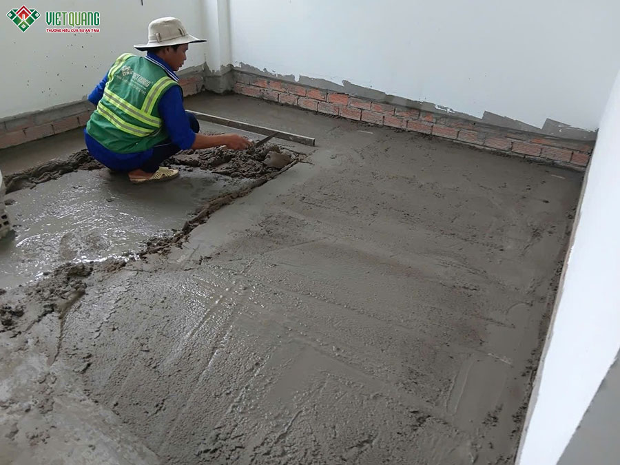 Thi công xây dựng nhà 1 trệt 2 lầu tum sân thượn 4x9m