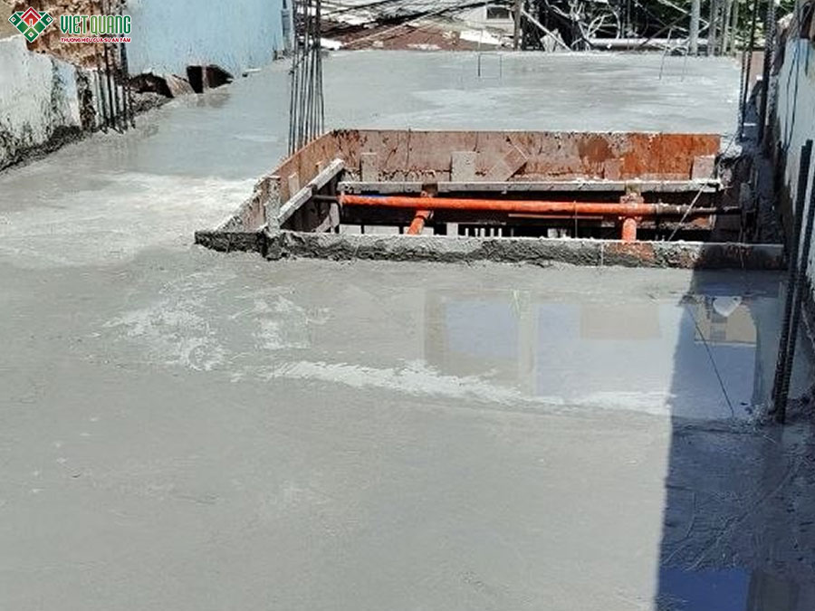 thi công xây dựng nhà phố 3 tầng sân thượng 4x12m