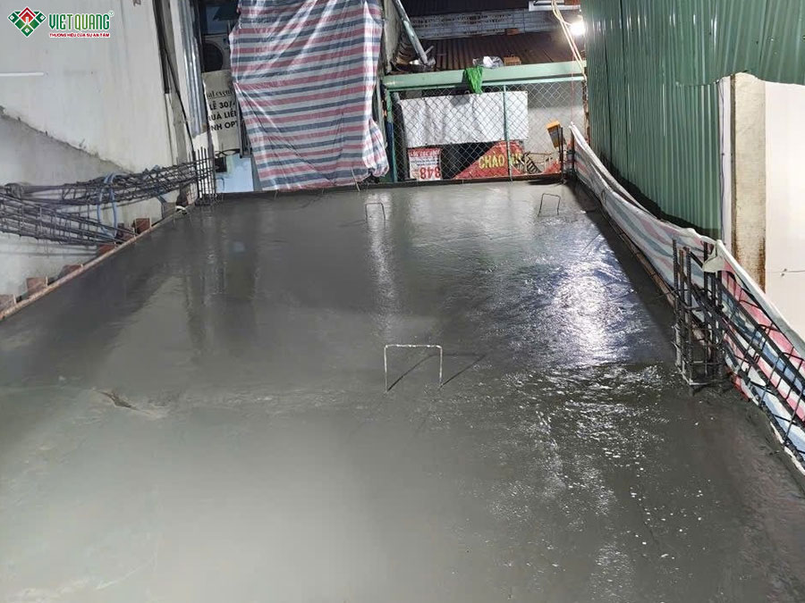 Thi công xây dựng nhà phố 3 tầng tum sân thượng 4x8m phường Nhiêu Lộc