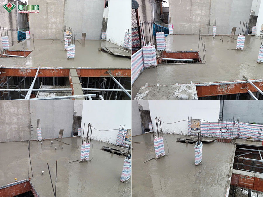 Thi công xây dựng tòa nhà căn hộ dịch vụ 5 tầng 9x13m