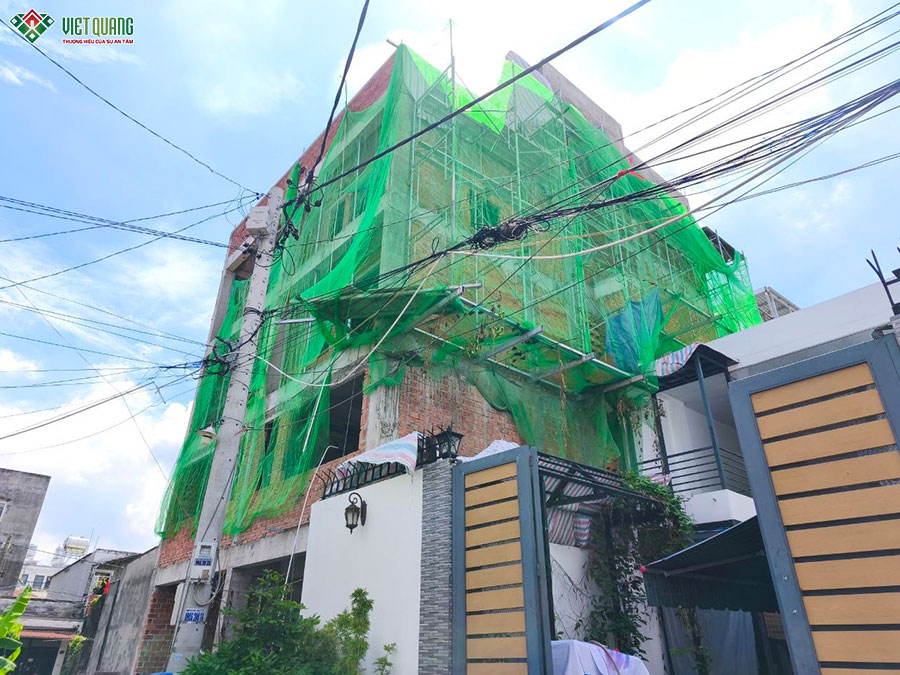 Thi công xây dựng tòa nhà căn hộ dịch vụ 5 tầng 9x13m